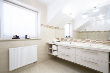Two-person bathroom in new house