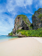 The railay tropical beach thailand