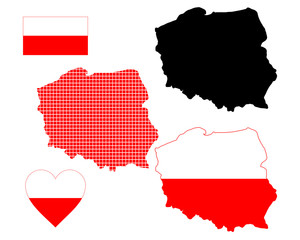 map of Poland