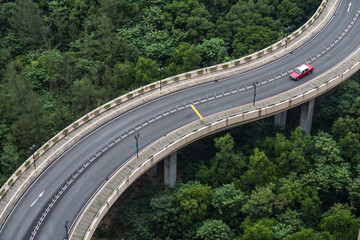 Highway and viaduct