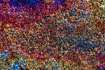 fantastic rainbow mineral metal background