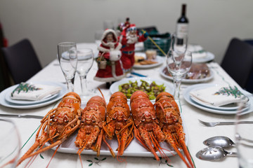 Lobster Dinner for Christmas