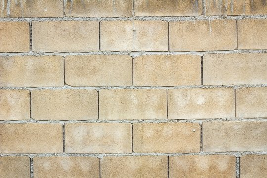 Hollow brick wall