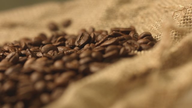 Coffee beans in the bag