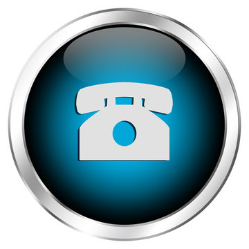 Blauer Anrufbutton