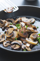Butter Fried Mushrooms