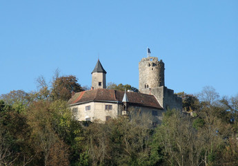 Fototapeta na wymiar Krautheim Castle