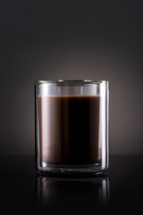 Glass of Chocolate Milk