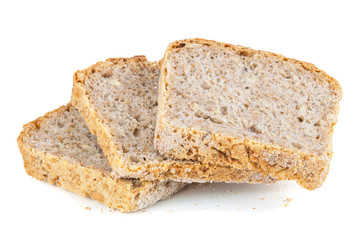 Slices of wholemeal bread