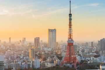 Tokyo Tower - obrazy, fototapety, plakaty