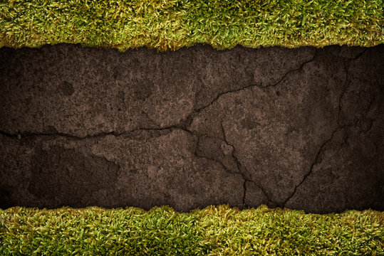 Dirt And Grass Background