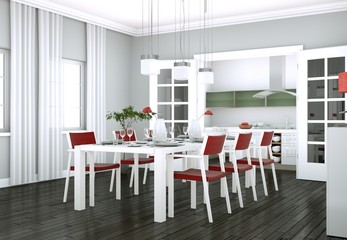 moderne Wohnung Interieur Design