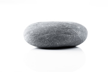 Fototapeta na wymiar Zen stone - isolated over white