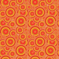 seamless orange pattern. vector