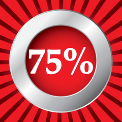 75 PERCENT ICON