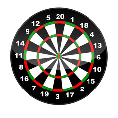 Dart board
