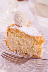 kokos quark cake
