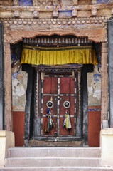 Fototapeta na wymiar Monastery door Ladakh