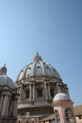 Fototapeta na wymiar サンピエトロ大聖堂 バチカン市国　ヴァチカン市国　San Pietro Vaticano　