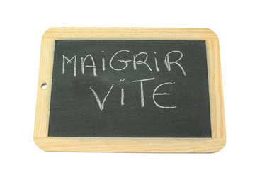 Obraz premium ardoise magrir vite