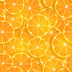 Obraz premium seamless background of oranges