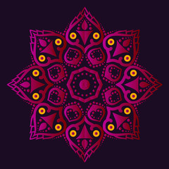Mandala. Round Ornament Pattern