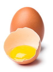 Egg with shell