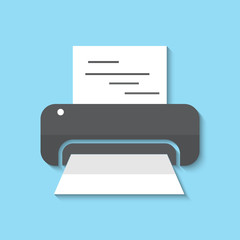 Vector printer web icon