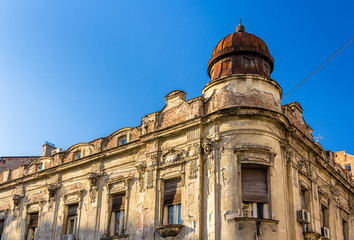 Fototapeta na wymiar Old building in the city center of Belgrade - Serbia