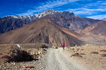 Poster Road from Muktinath to Jomsom, Nepal © Zzvet