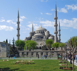 Fototapeta na wymiar Istanbul - Mosquée Bleue