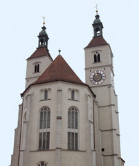 Fototapeta na wymiar Neupfarrkirche in Regensburg