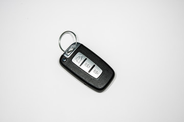  key to the car on a white background