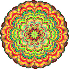 Abstract circle. Vector. 4