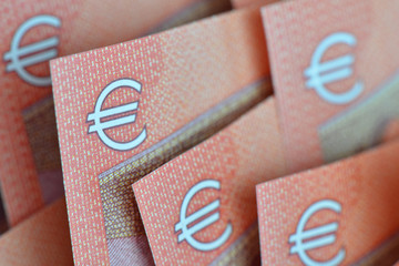 Euro, EUR, Geldscheine, Währung, Eurozeichen, Geldanlage