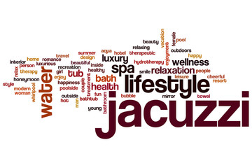 Jacuzzi word cloud