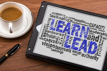 learn and lead word cloud