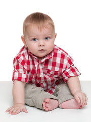 Fototapeta premium Cute baby boy