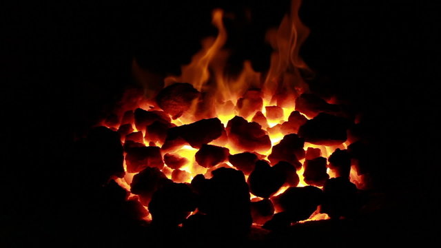 ignition of coal in the furnace