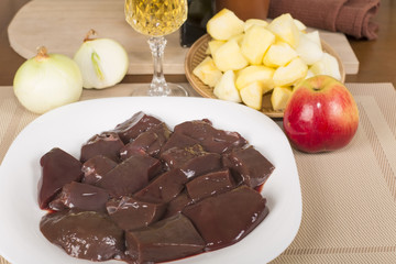 raw goat liver