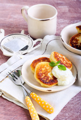 Cottage cheese pancakes