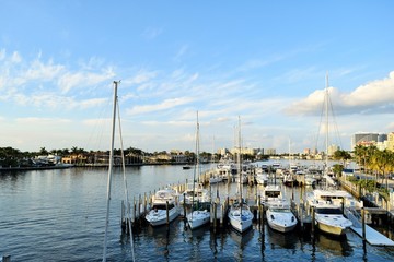Fototapeta na wymiar Florida Marina
