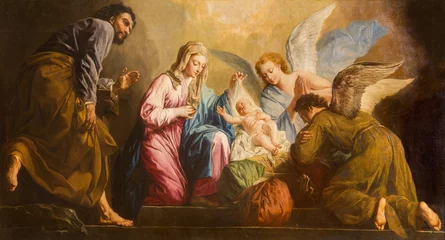 Rolgordijnen Centraal Europa Wenen - Geboorte van Christus in de pastorie van de Salesianerkirche