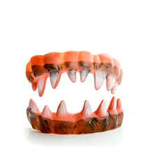 Obraz premium Monster's ugly sharp teeth