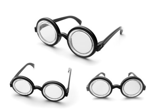 Set of nerd glasses