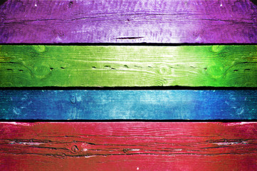 Colorful wood background.