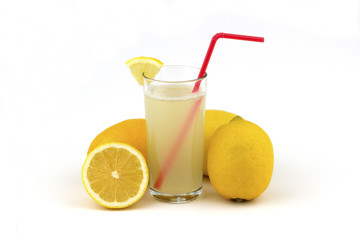 lemon juice with water