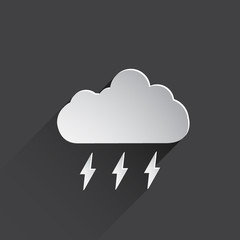 weather web flat icon.