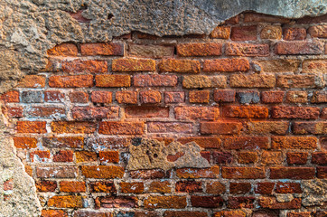 old brown wall structure
