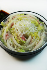 豚バラと白菜の重ね鍋